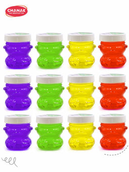 Chanak - Neon Glitter Scented Slime Kit 100Ml Each (Pack of 12)