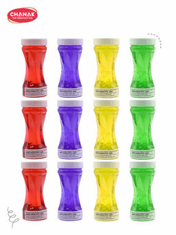 Chanak - Neon Glitter Scented Slime Kit 150Ml Each (Pack of 12)