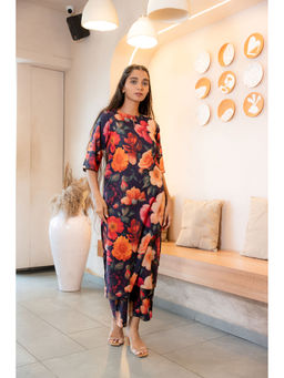 GulaboSitabo - Women's Multi-Color Floral Printed Kurta