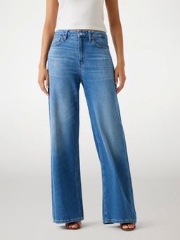 Guess - Women Blue Wide Jeans