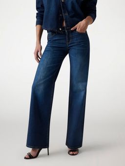 Guess - Women Blue Solid Straight Jeans