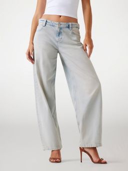 Guess - Women Blue Solid Jeans