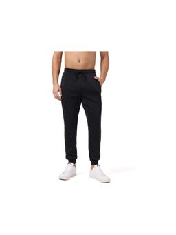 ASICS - Men Black Polyester Solid-Plain Joggers