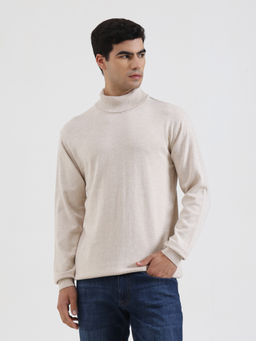 JadeBlue - Mens Natural Polo Winter Sweater