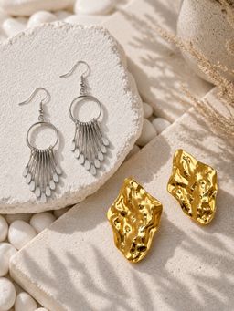 Niska - Statement Earrings for Women (Pack of 2)