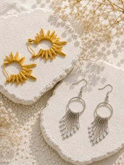 Niska - Statement Earrings for Women (Pack of 2)