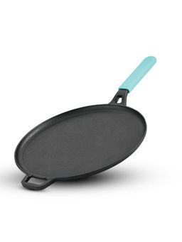 Bergner - Eco Cast Iron 28Cm Dosa Tawa with Silicone Sleeve