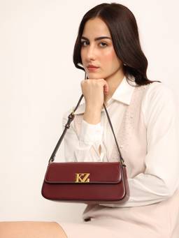 Kazo - The Torus Shoulder Bag Wine