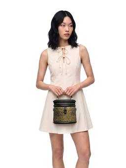 Hidesign - Genuine Leather Marquise 02 Brown Gold Sling Bag
