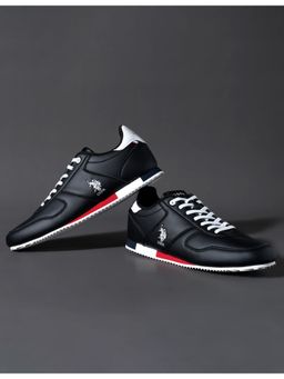 U.S. POLO ASSN. - Black SORRENTO 5.0 Stylish Casual Sneakers for Men