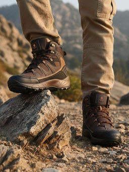 Bacca Bucci - Mens Brown Trekking Shoes