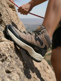 Bacca Bucci - Mens Beige Trekking Shoes