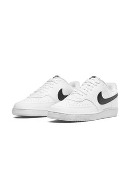 Nike - Men White COURT VISION LO NN Basketball Shoes