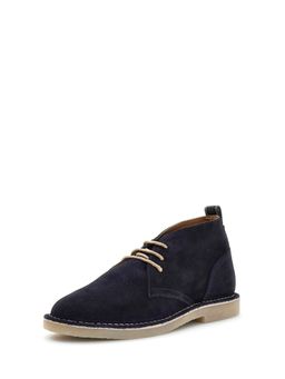 Guess - Men Navy Blue Suede Chukka Boots