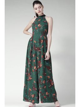 Twenty Dresses by Nykaa Fashion - Green Keeping My Floral Flare Jumpsuit