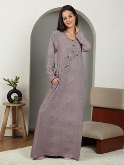 Sweet Dreams - Women Printed Night Dress