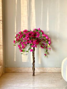 Mason Home - Artificial Purple Bougainvillea Plant - 3 Feet (Without Pot)