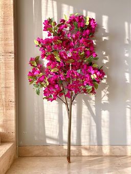 Mason Home - Artificial Purple Bougainvillea Plant - 5 Feet (Without Pot)