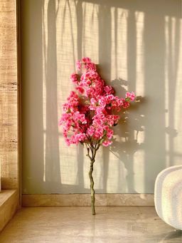 Mason Home - Artificial Sakura Cherry Blossom Plant - 4 Feet (Without Pot)