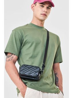 Snitch - Black Crossbody Sling Bag with Detachable Strap