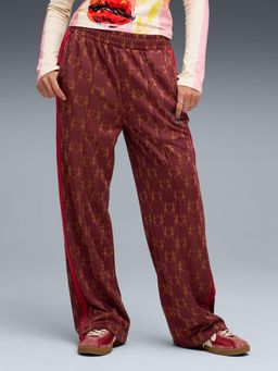Puma - Maroon Printed Trackpant