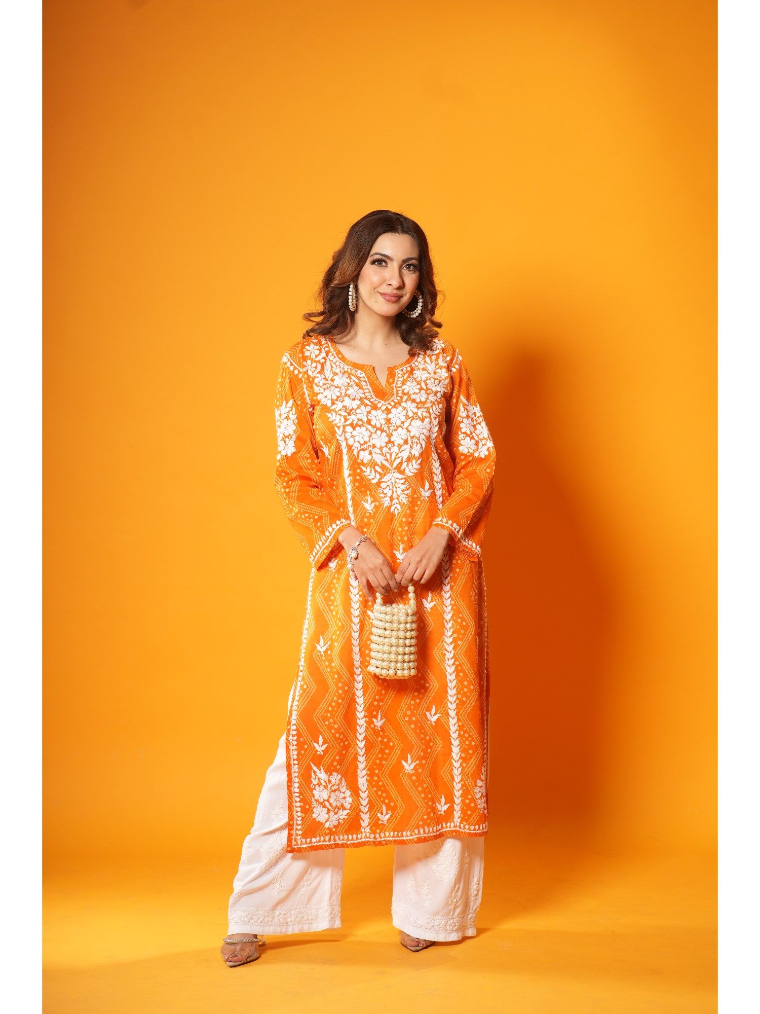 Chikankari Printed Long Kurta-picture-40