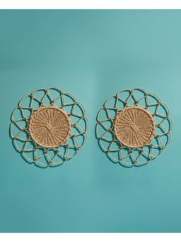 Lovedwell - Beige Solid Plates (Pack of 2)
