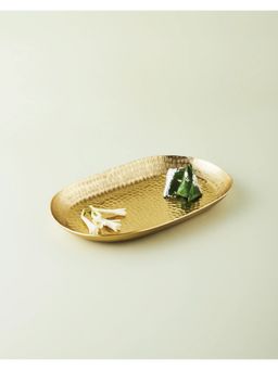 Lovedwell - Gold Floral Platter