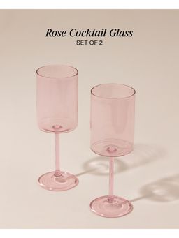 Lovedwell - Pink Solid Glass (Pack of 2)