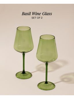 Lovedwell - Green Solid Glass (Pack of 2)