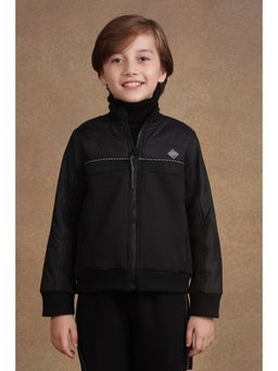 One Friday - Kids Boys Black Solid Jacket