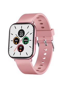 FCUK - Fit Pro Full Touch Smartwatch Color-Pink with Sleek Design Metal Body, 8 Sport Modes,FCUK009A