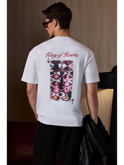 Snitch - King Of Hearts Graphic White T-Shirt