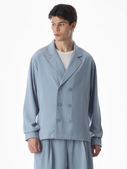Jack & Jones - Jack and Jones Blue Oversized Fit Coat