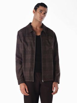 Jack & Jones - Jack and Jones Men's Oversized Brown Shacket