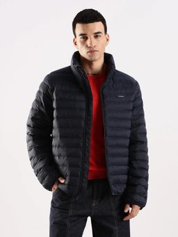Calvin Klein - Men Dark Navy Blue Solid Regular Fit Puffer Jacket