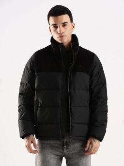 Calvin Klein - Men Black Solid Regular Fit Polyester Puffer Jacket