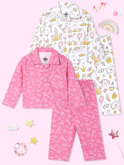 The Mom Store - Pink-A-Boo & Fairy Princess Shirt & Pyjama (Set of 4)