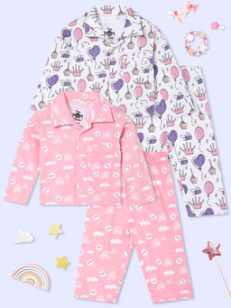 The Mom Store - Princess Party & Cutey Bunny Shirt & Pyjama (Set of 4)