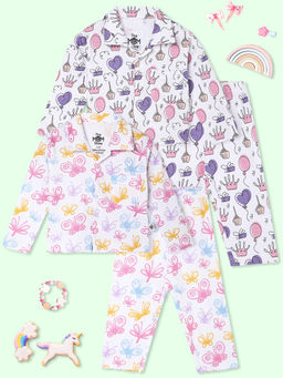 The Mom Store - Princess Party & Spring Wings Shirt & Pyjama (Set of 4)