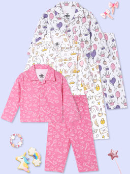 The Mom Store - Princess Party Pink-A-Boo & Fairy Princess Shirt & Pyjama (Set of 6)