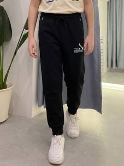 Lil Tomatoes - Charcoal Terry Solid/Plain Joggers