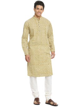 Fabindia - Cotton Slim Fit Long Kurta