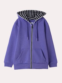 The Souled Store - Original Solids: Berry Boys Hoodie