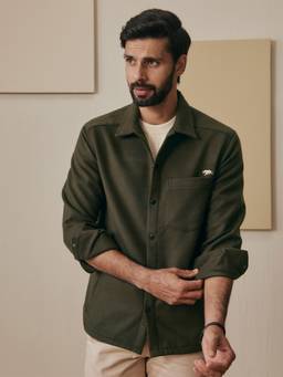 Andamen - Men Polyester Suede Jacket