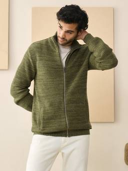 Andamen - Men Cotton Melange Jacket