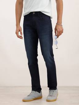 WROGN - Blue Washed Slim Fit Denim Jeans