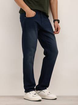 WROGN - Blue Washed Relaxed Fit Denim Jeans