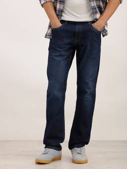WROGN - Blue Washed Straight Fit Denim Jeans