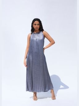 O-PAP STYLE - Women Grey Luna Metallic Dress